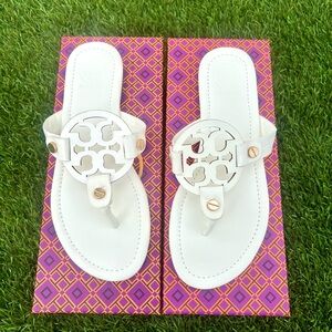 Tory Burch White Sandals